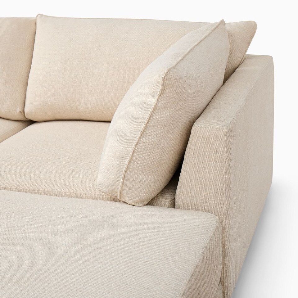 Melbourne 3Piece Ottoman Modular (295 cm) West Elm Australia